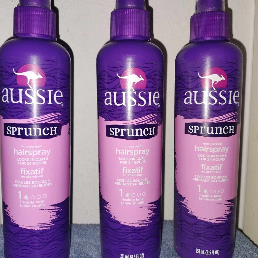 Aussie sprunch hairspray non aerosol